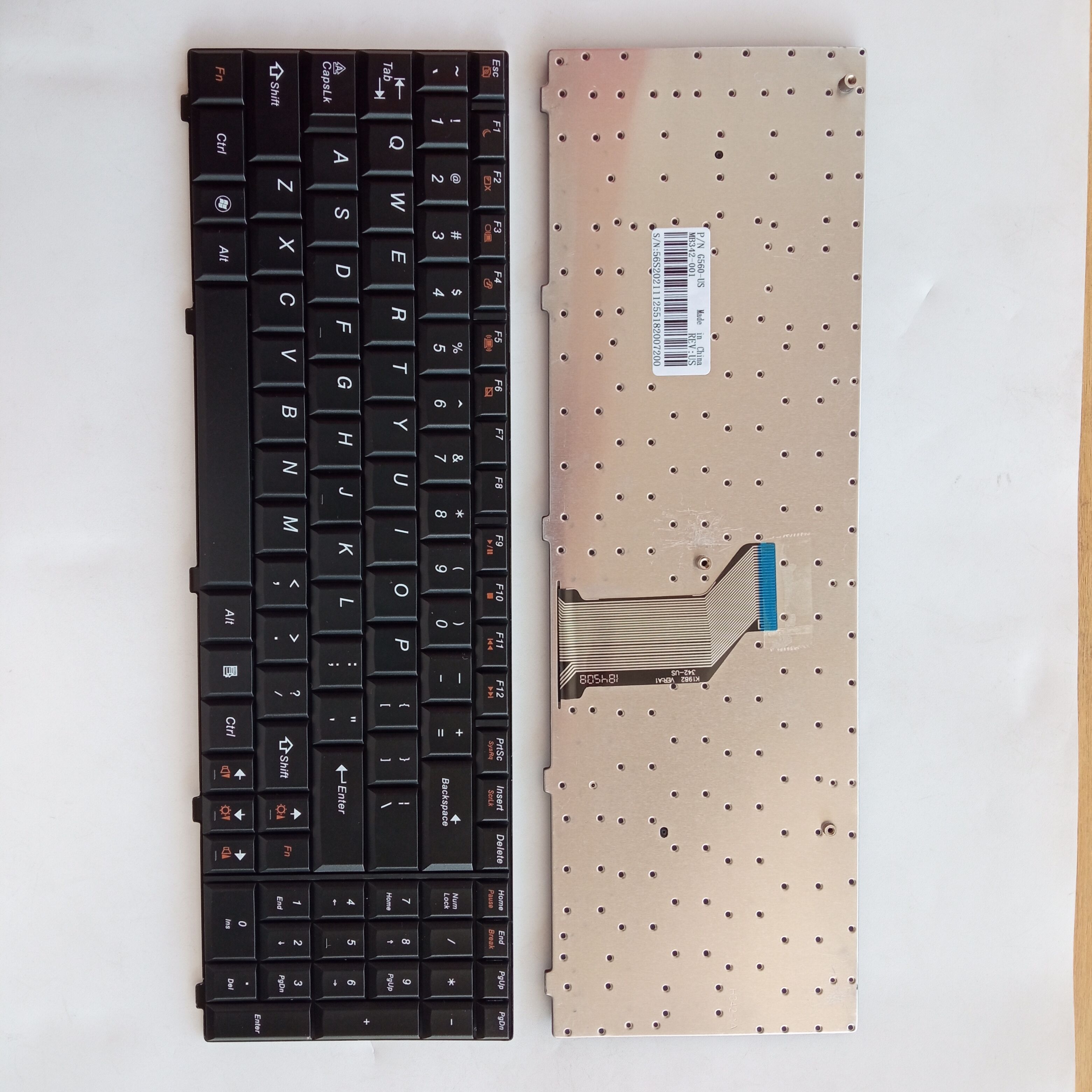 Picture of New Replacement Laptop Keyboard For LENOVO G560 BLACK (OEM) US Layout